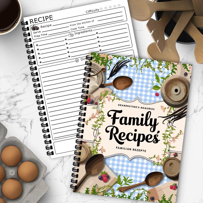 Książka z przepisami A5, niebi – Home Cooking Book recenzja i cena